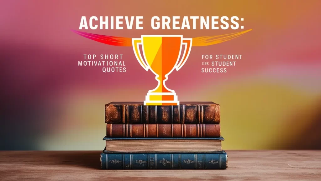 Achieve Greatness: Top Short Motivational Quotes for Student Success Achieve Greatness: Top Short Motivational Quotes for Student Success